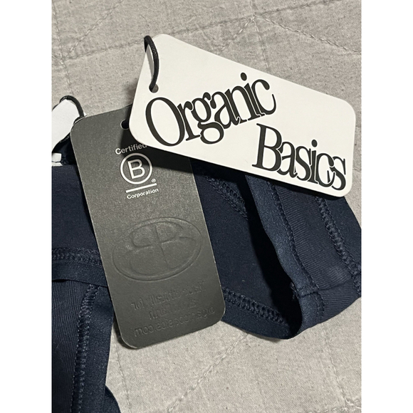 Organic Basics Thong Panty Womens Small Black - Picture 6 of 9